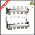 Stainless Steel Floor Heating Water Segregator with Gauge (YZF-M835)